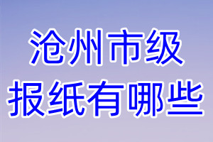 沧州市级报纸有哪些